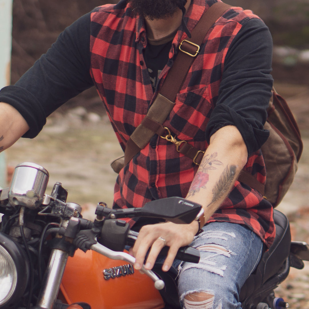 T Brace Stability Strap Waxed Canvas