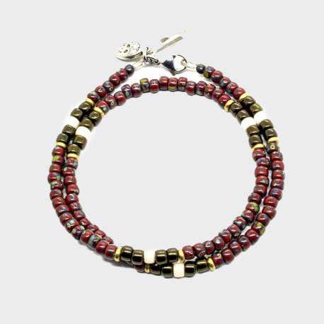 Bracelet Double Picasso Red