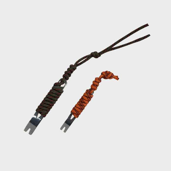 Mini Crowbar Tool with Paracord Wrap
