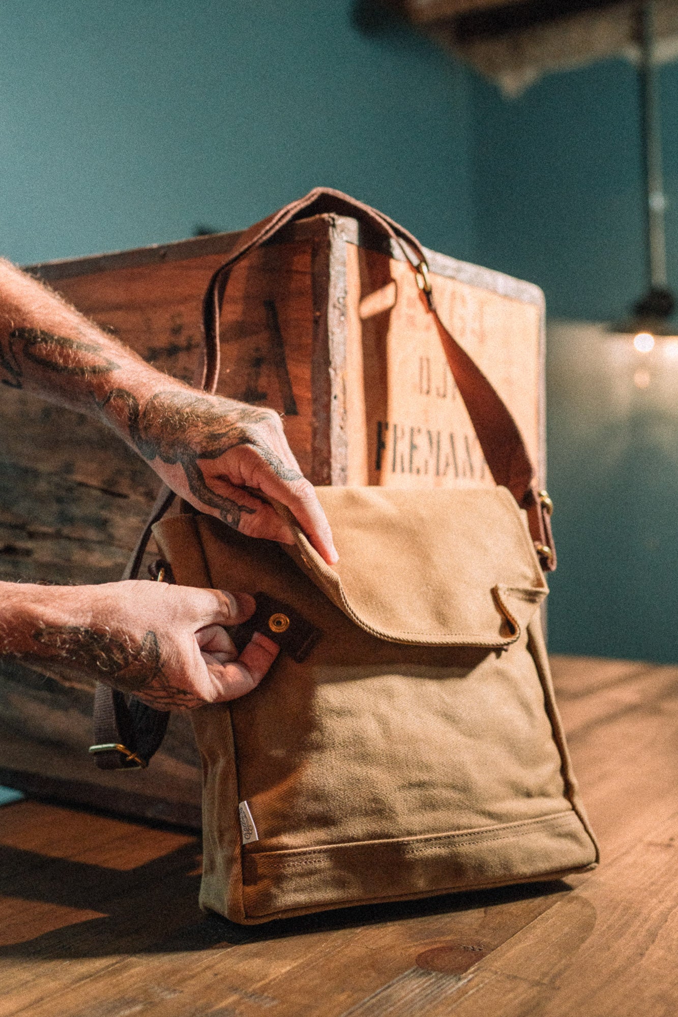 MK VII Jones Canvas Cross Body Bag – Jack Stillman
