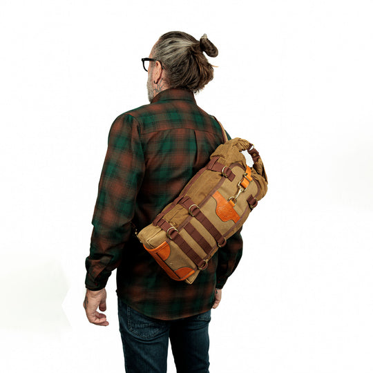 Trapper Waxed Canvas Sling Bag