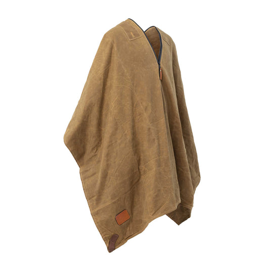 Drifter Waxed Canvas Poncho