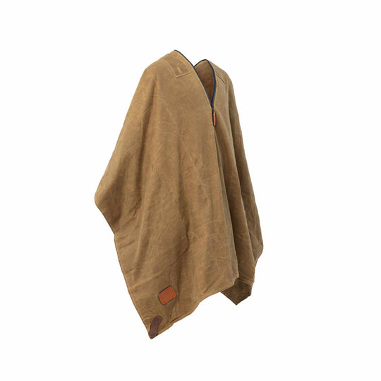 Drifter Waxed Canvas Poncho