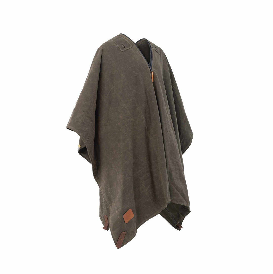 Drifter Waxed Canvas Poncho