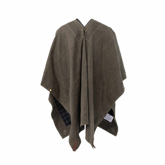 Drifter Waxed Canvas Poncho