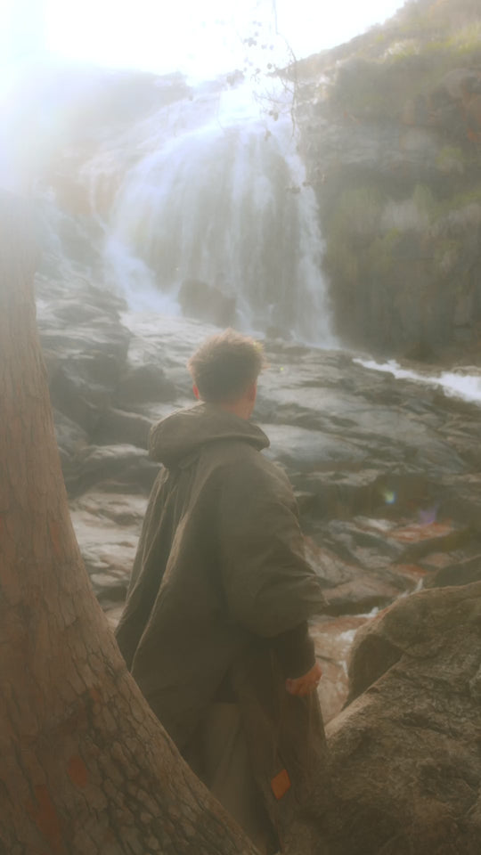 Drifter Waxed Canvas Poncho