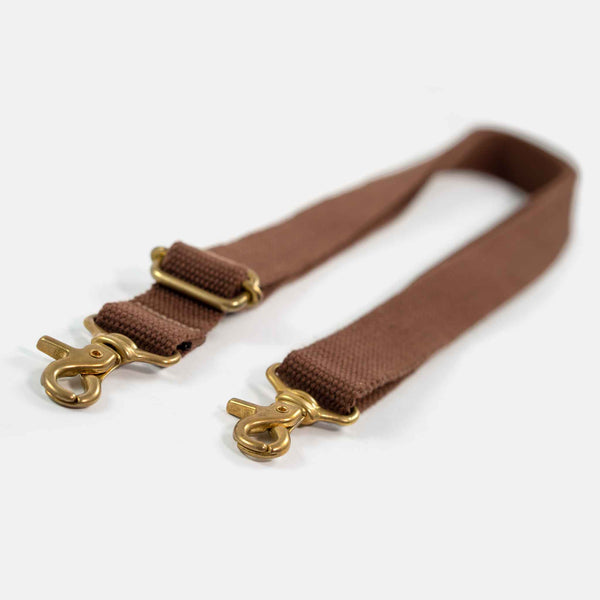 K105 Cotton and Brass Luggage Sling